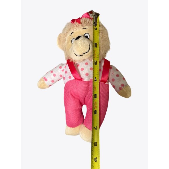 The Berenstain Bears Sister Plush Bear Toy With Pink Polka Dot Outfit & Bow - Picture 6 of 6